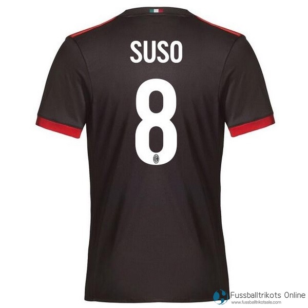 AC Milan Trikot Ausweich Suso 2017-18 Fussballtrikots Günstig